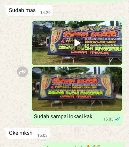 Pengiriman Papan Bunga Grand Wisata Bekasi