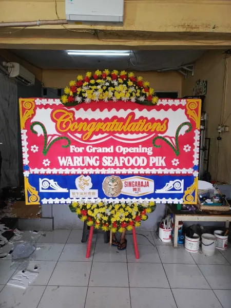Papan Bunga Ucapan Selamat Grand Wisata Bekasi
