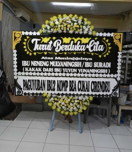 Papan Bunga Duka Grand Wisata Bekasi
